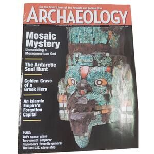 Archaeology Magazine September-October 2019 Mosaic Mystery Unmasking a Mesoameri